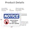 Signmission Industrial Water Do Not Drink, 24 in W x Rectangle, Plastic OS-2PACK-NS-P-1824-L-13693 - alternate 4
